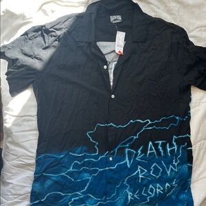 PacSun Button Down Top- Death Row